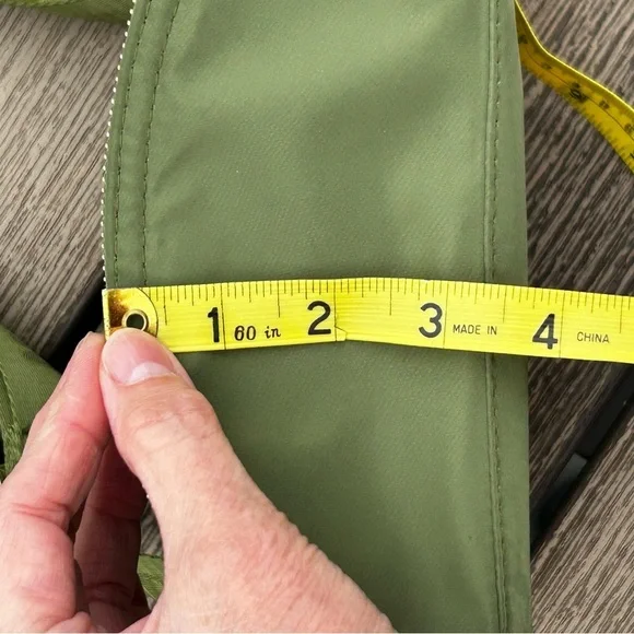 Madden NYC Olive Green Crossbody Bag Goldtone Hardware - Picture 8 of 10